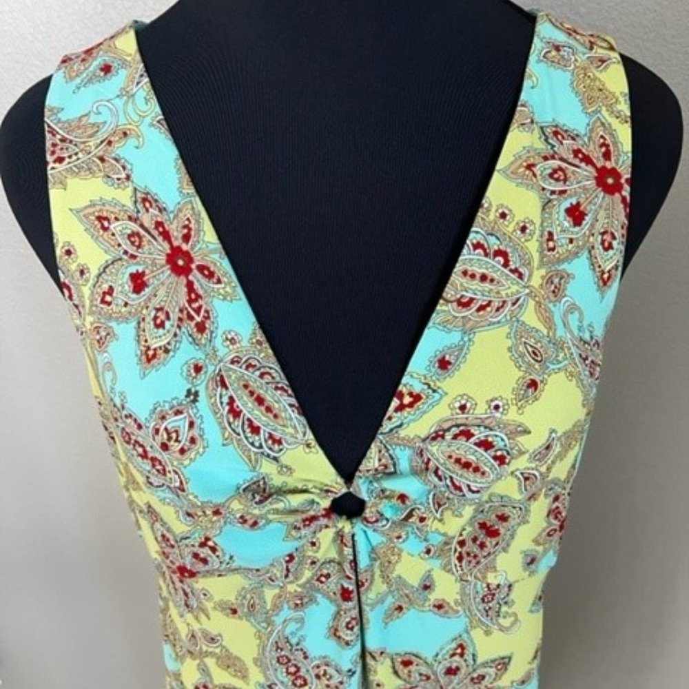 Ann Taylor Loft Print Dress Size 14
